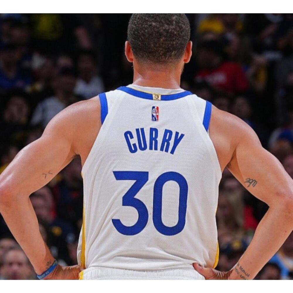Steph Curry (Warriors)-(White)-(Jersey)-(Size:XL)-$90 - Picture 8 of 9